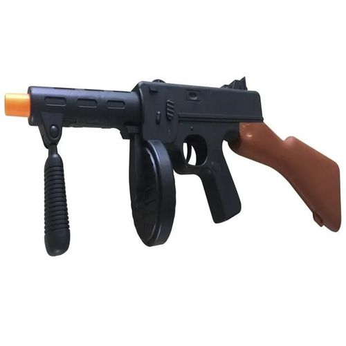 P'tit Clown Re15533 - Mitraillette Sulfateuse De Gangster 50cm