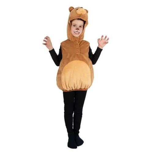 Déguisement Ours Enfant Ptitclown - Marron - Combinaison À Capuche - Intérieur - Mixte - Ptitclown