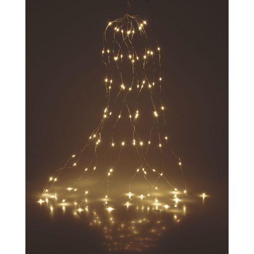 KAL-Lumières Micro Bundle 160 Led Blanc Chaud - 8X20 Led / 2M - Chaîne Lampe À Incandescence