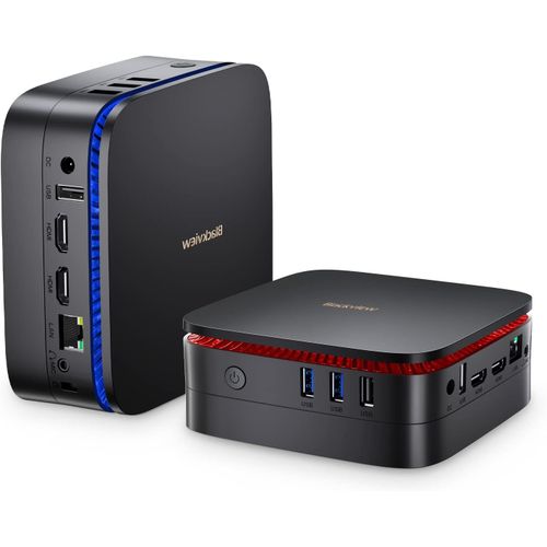 CHECARZHN--NO1-Mp20 Mini Pc, Intel Twin Lake N150 (Jusqu'À 3,6 Ghz), 16Go Ram, 512Go Ssd Mini Ordinateur, Double Ecran 4K Uhd, 9 Ports Polyvalents, Wifi 6 Bi-Bande, Pour Les Affaires/Le Home/Business