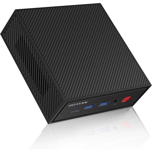 CHECARZHN--NO1-Mini Pc, 13Th Twin Lake N150 Mini Ordinateur De Bureau (Jusqu'À 3.6Ghz) 16 Go Ddr4 Ram 512 Go Ssd 4K Double Affichage/Usb3.2/Wifi 5/Bt4.2/Gigabit Ethernet Petit Pc Pour Maison, Bureau
