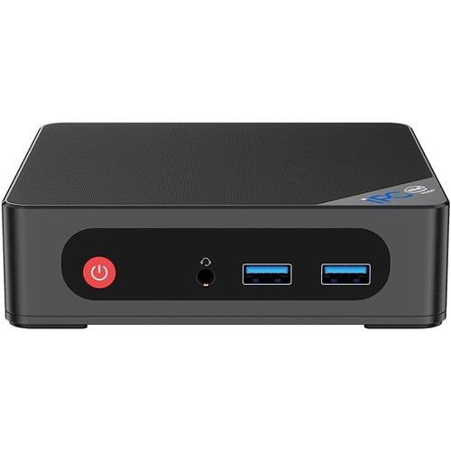CHECARZHN--NO1-Ipc-G - Mini Pc Industriel Sans Ventilateur Avec Win 11 Pro, Intel N4020, Uhd 4K, 8 Go Ddr4, 128 Go Emmc, Emplacement Ssd M.2 Nvme, Wi-Fi 5 Ac, 2X Gigabit Lan, Bluetooth, Hdmi, Display