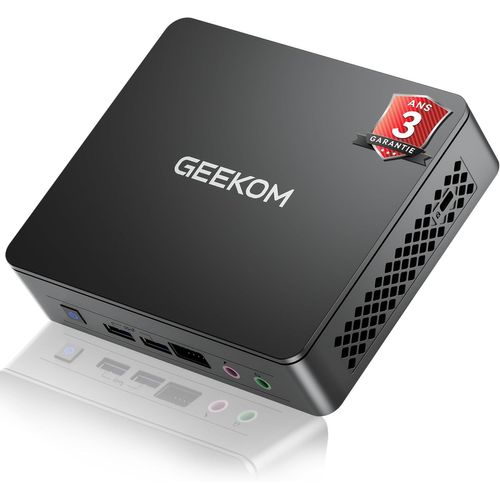 CHECARZHN--NO1-Mini Pc Air12 Lite ¿ Intel Twin Lake N150(Mis À Jour N100) | 16Go Ddr4 Ram + 512 Go M.2 Ssd | 6× Ports Usb | 9-Pin Ports | W-11 Pro | Dp | Double Affichage 4K@60Hz - Mini Ordinateur De