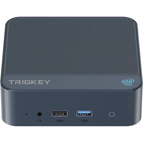 CHECARZHN--NO1-Mini Pc Key-N150 13Ème Gén Intel Twin Lake-N150, Ram Ddr4 16 Go, Ssd 500 Go, Key-N Mini Ordinateur, Double Hdmi 4K@60Hz,Double 1000M Lan/Wi-Fi 5/Bt 5.0/3×Usb 3.2/1×Usb2.0