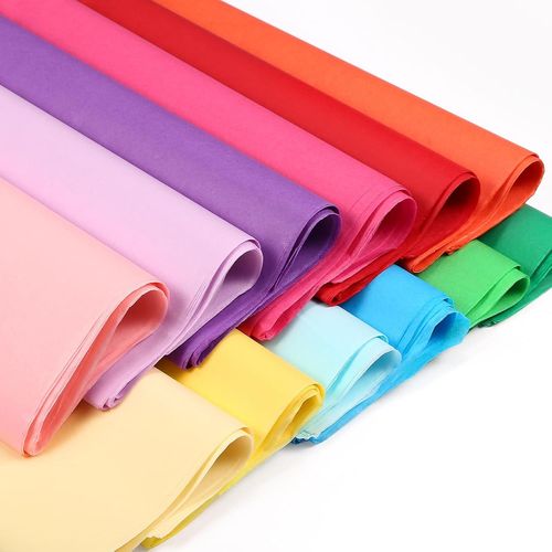 60 Feuilles Papier De Soie Coloré 50 X 70cm, 12 Couleurs, Papier De Soie Emballage Pour Loisirs Créatifs Et Décoration Diy Papier D'emballage Cadeau Halloween Noël Fête Mariage