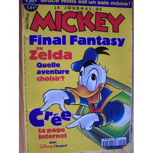 Le Journal De Mickey  N° 2550 : "Crée Ta Page Internet"