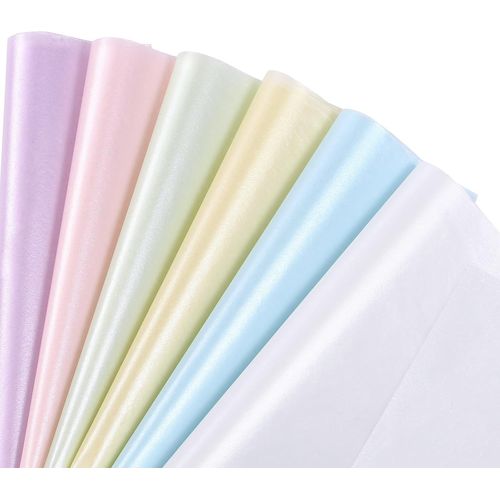 60 Feuilles Papier De Soie Coloré 35 X 50cm, 20 Couleurs, Papier De Soie Emballage Pour Loisirs Créatifs Et Décoration Diy Papier D'emballage Cadeau Halloween Noël Fête Mariage