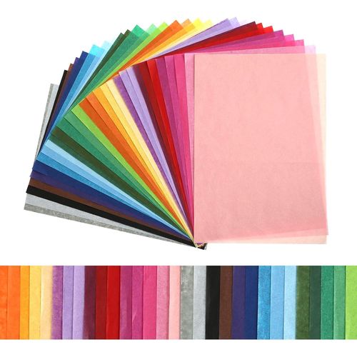 300 Feuilles Papier De Soie Coloré - 30 Couleurs, 20 X 29cm Pour Loisirs Créatifs Et Décoration Diy Papier De Soie Emballage Cadeau Halloween Noël Fête Mariage