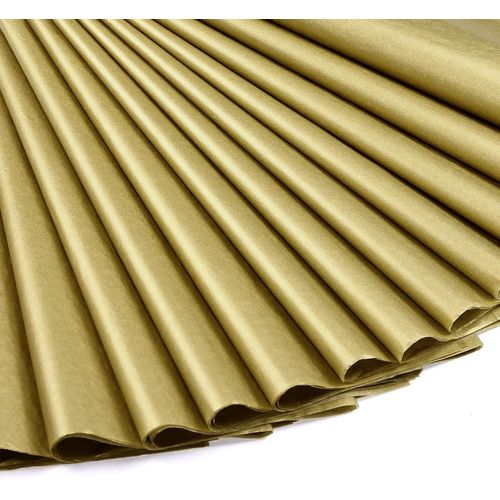 60 Feuilles Papier De Soie Doré, Papier De Soie Emballage 38 X 50cm Pour Loisirs Créatifs Et Décoration Diy Papier D'emballage Cadeau Halloween Noël Fête Mariage