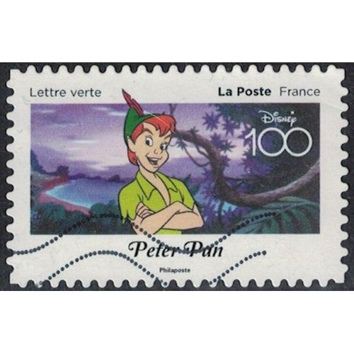 France 2023 Oblitéré Rond Used Disney 100 Ans D'histoires À Partager Peter Pan