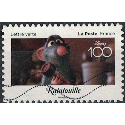 France 2023 Oblitéré Used Disney 100 Ans D'histoires À Partager Ratatouille Y&t Fr 2328