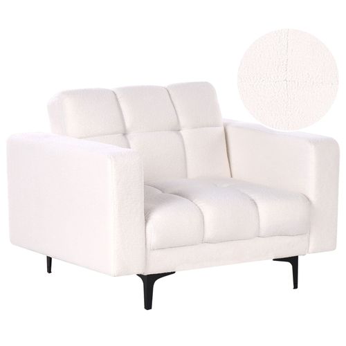 Fauteuil Alnes Bouclé Blanc