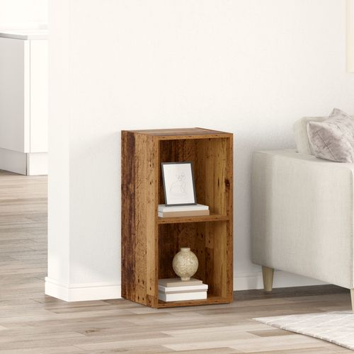 Vidaxl Meuble Tv Avec Stockage Vieux Bois Bois D'ingénierie