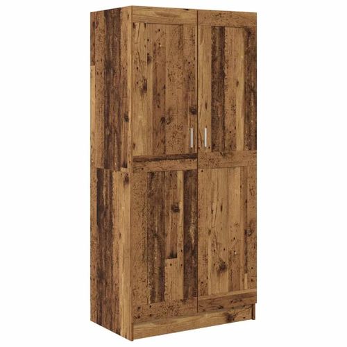 Vidaxl Armoire Bois Ancien 82.5 X 51.5 X 180 Cm Bois D'ingénierie