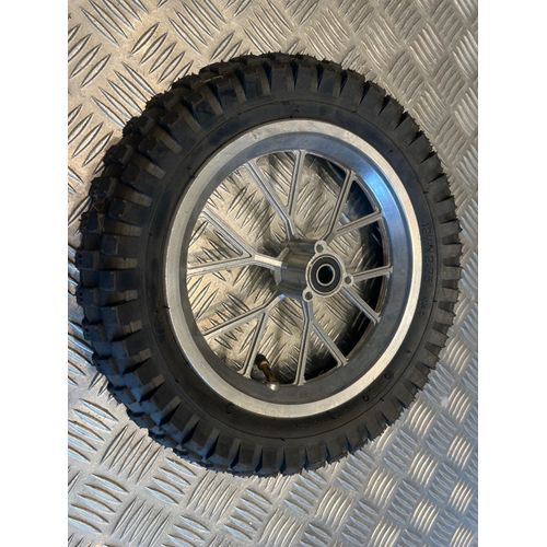 Roue 12 1/2 x 2.75 débroussailleuse à jante avec pneu moto dirt pit bike ...