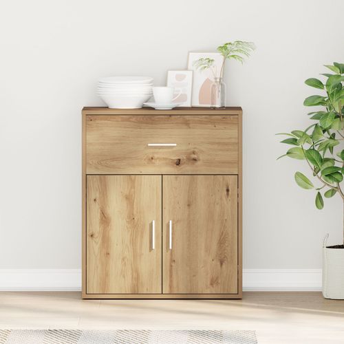 Vidaxl Buffet Chêne Artisanal 60 X 31 X 70 Cm Bois D'ingénierie