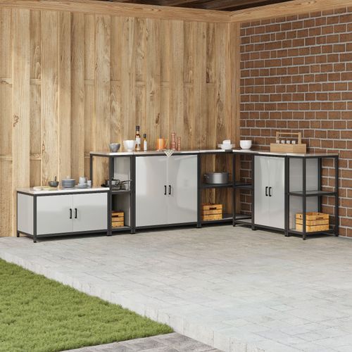 Vidaxl Étagère De Rangement De Cuisine Argenté 60 X 50 X 92 Cm
