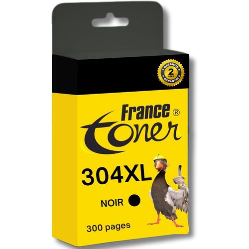 304XL - Cartouche d'encre Compatible avec HP 304XL - Noir Taille XL - pour HP DESKJET 2600-2620 - 2622-2630 - 2632-2633 - 2634-3700 - 3720-3721 -3723-3730