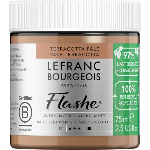 Flashe Bio Based Peinture Acrylique Pot De 75ml Terracotta Pâle Série 2