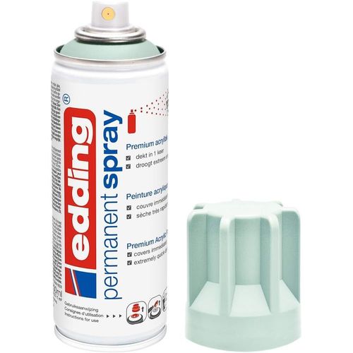Spray Permanent - Menthe Douce Mat - 200 Ml - Peinture Acrylique Pour Peindre Ou Décorer Verre, Métal, Bois, Céramique, Plastique, Toile - Peinture Acrylique En Aérosol