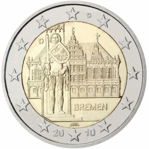 2 Euros Commémorative Allemagne 2010 - Atelier J