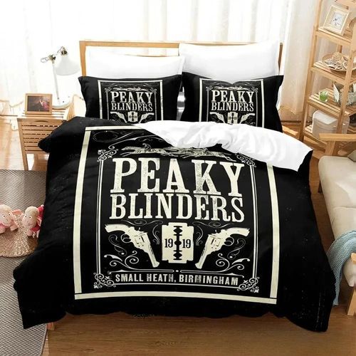 Parure De Lit Peaky Blinders Avec Housse De Couette Et Taie D'oreiller, Motif Imprime 3d, Pour Chambre D'enfant, Double, King Size, Garcon S Et Filles