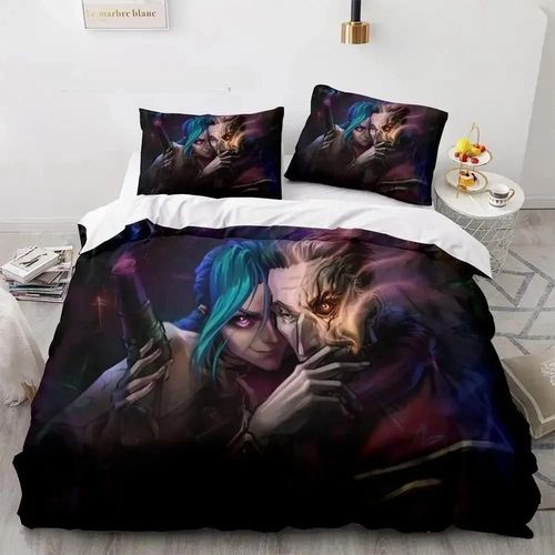 Parure De Lit Runaway Lol Jinx Pour Lit Simple, Double, Queen, King Size, Pour Chambre D'enfant Et Adulte, Housse De Couette