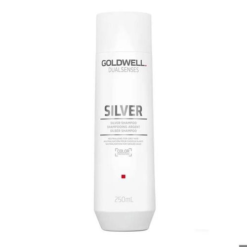 Goldwell Dualsenses Silver Shampoo 250ml - Shampoing Pour Cheveux Gris Et Blonds 