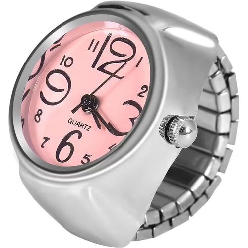 Eryi - Montre Bague À Quartz Analogique, 8 Couleurs Tendance, Pour Homme Et Femme