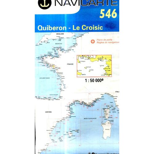 Carte Marine Navicarte 546 Quiberon Le Croisic 1/50000 Edition 2015