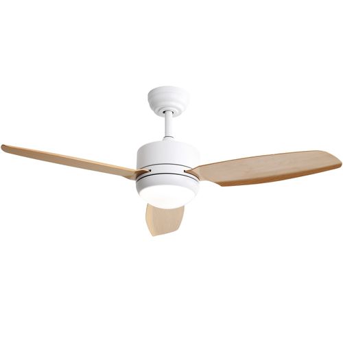 Ventilateur de Plafond avec Lumière, Sofucor, Ventilateur, Télécommande Ventilateur Plafond, Ø117cm, 6 Vitesses, Silencieux