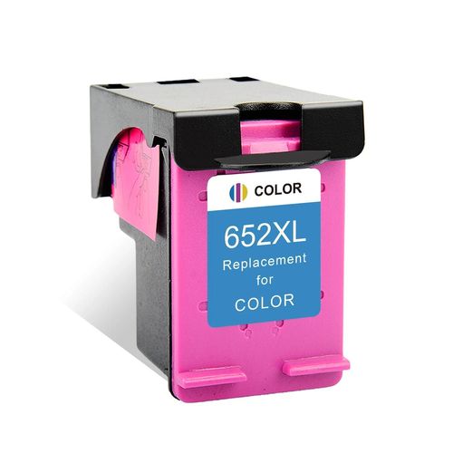 (1pcs color ) Cartouche d'encre 652XL de remplacement pour imprimante HP, compatible Deskjet 652, 1115, 1118, 2135, 2136, 3635, 3636, 3835, 652 XL