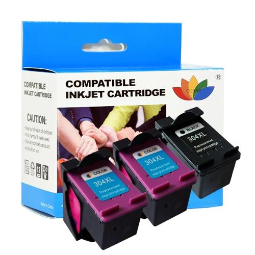 ( 3PK - 2BK 1C) Cartouches d'encre noires et tricolores compatibles Hp 304XL-haute qualité pour HP DeskJet 2600 2620 2621 2622 2623 3720 3720 3720 3720