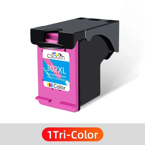 (1pcs color ) 302 XL cartouche d'encre reconditionnée pour HP302 pour HP Deskjet ENVY Officejet 2130 1110 3639 4511 4650 5220