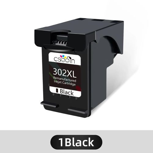 (1pcs black ) 302 XL cartouche d'encre reconditionnée pour HP302 pour HP Deskjet ENVY Officejet 2130 1110 3639 4511 4650 5220