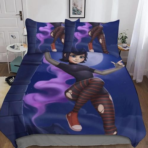 Housse De Couette Hôtel Transylvanie 3d Exquis Dessin Anime Anime Impression Numérique Ensemble De Literie Couette Lit Jeunesse Decoration De La Maison Garcon S Cadeau