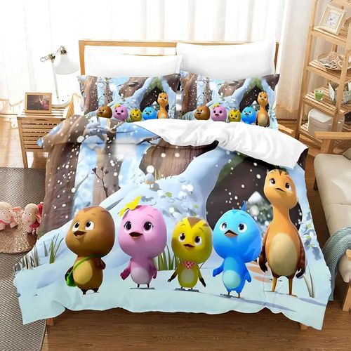 Housse De Couette Les Petits Faisans 3d Exquis Dessin Anime Impression Numérique Ensemble De Literie Couette Lit Jeunesse Decoration De La Maison Enfants Garcon S Cadeau