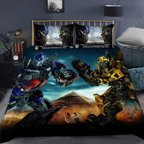Housse De Couette G1 Pour Voiture, Motif Robot De Dessin Anime 3d, T-Transformers, Impression Numérique, Decoration D'intérieur Pour Jeunes, Cadeau Pour Garcon S