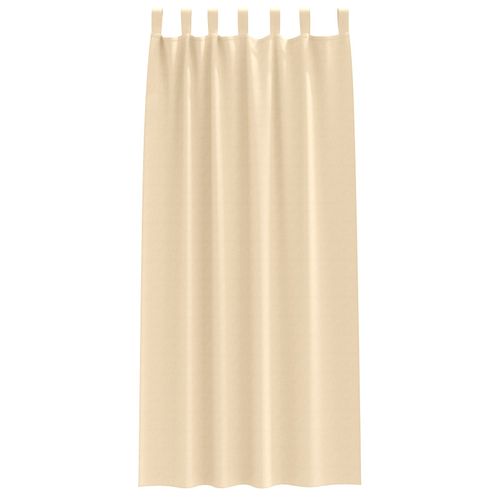 Vidaxl Rideaux Avec Des Rideaux 2 Pcs Crème 260 X 140 Cm Polyester