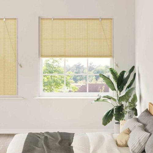 Vidaxl Stores Et Occultants Naturel 150 X 160 Cm Bambou