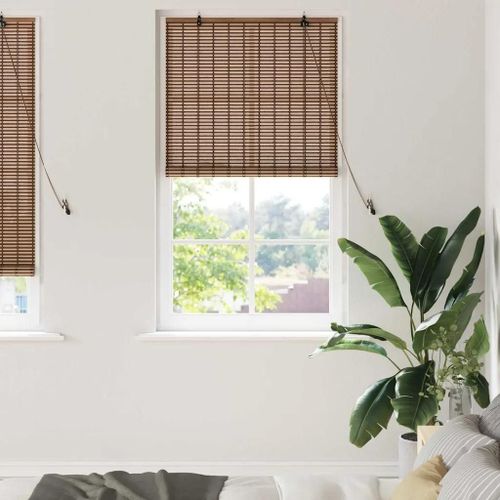 Vidaxl Stores Et Occultants Marron 100 X 220 Cm Bambou
