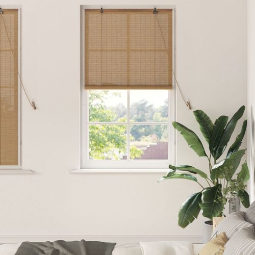 Vidaxl Stores Et Occultants Marron Clair 80 X 160 Cm Bambou