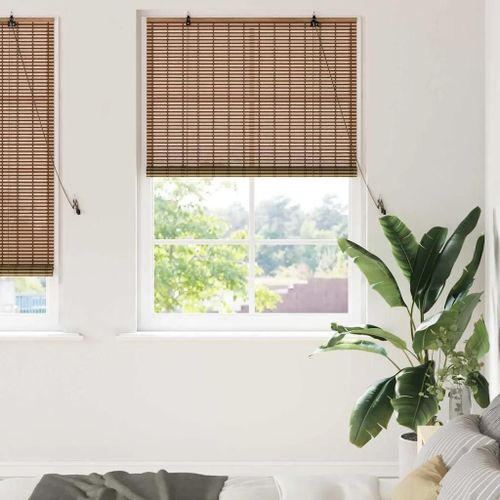 Vidaxl Stores Et Occultants Marron 110 X 220 Cm Bambou
