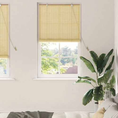 Vidaxl Stores Et Occultants Naturel 80 X 220 Cm Bambou