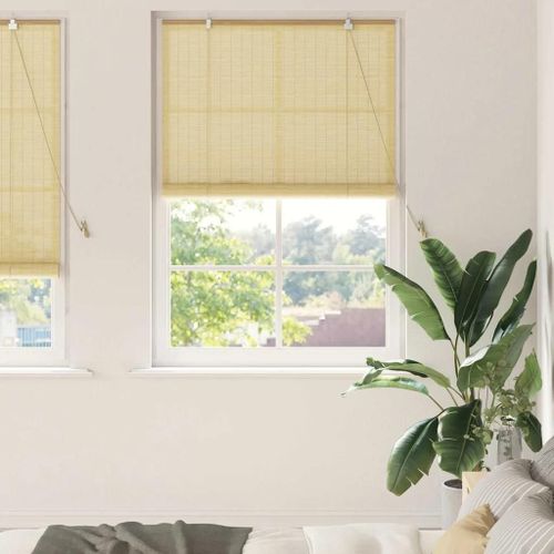 Vidaxl Stores Et Occultants Naturel 120 X 220 Cm Bambou