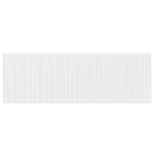Vidaxl Rideaux Avec Des Rideaux Floral Blanc 1200 X 240 Cm Polyester