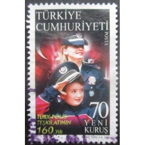 Turquie N°3164 Police Oblitéré