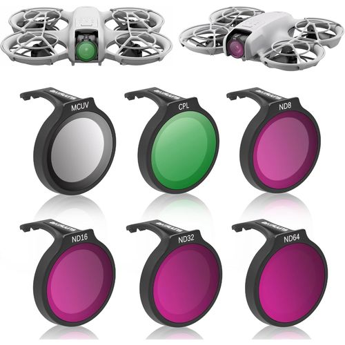 Checarzhn--No1-Filtre Pour Lentilles Dji Neo, Filtre D'objectif Magnétique Multicouche, Pour Drone Dji Neo, Accessoire De Protection Uv, Cpl Nd, Accessoire De Protection Des Lentilles-Euioovm