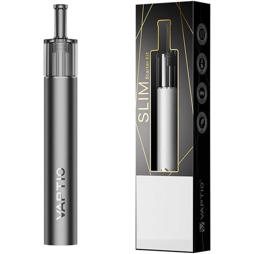 KALANKA-Pod Mod Vaptio SLIM cigarette électronique kit complet Vape Pen avec batterie 500mAh Kit de vaporisateur Pod 2.0ML sans liquide, sans nicotine (noir)