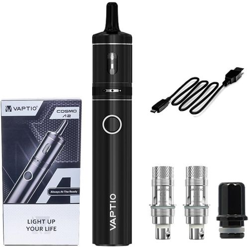 KALANKA-Cosmo A2 Kit Vape Pen 2000mAh 25W Cigarette électronique avec Bobine de Cosmo 2 pièces 0,7ohm(C5) / 1,0ohm(C6),sans liquide sans nicotine(Gris)